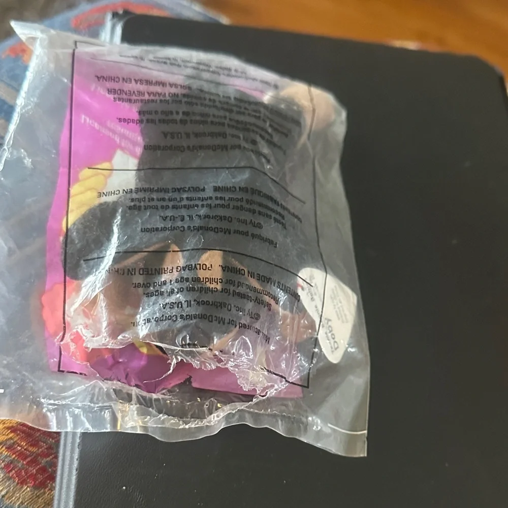 McDonald's Doby Toy Animal - Purple and Red Vintage 1998